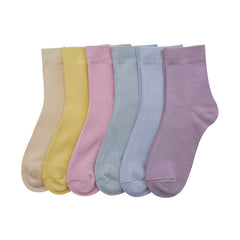 Women Thin Socks Rayon Viscose Bamboo Ankle Silky Quarter Anti Odor Casual Summer Socks 6 Pairs…