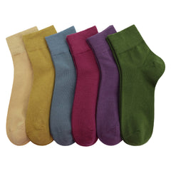 Women's Cotton Socks, Soft Thin Breathable Moisture Wicking Ankle Crew Casual Socks 6 Pairs…