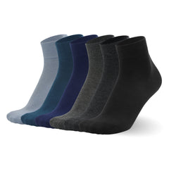 Men's Cotton Classic Crew Socks Sport Solid Breathable Dress Socks 6 Pairs…