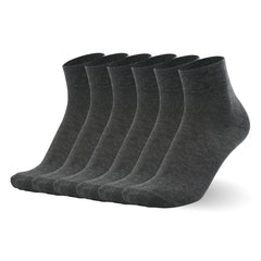Men's Cotton Classic Crew Socks Sport Solid Breathable Dress Socks 6 Pairs…