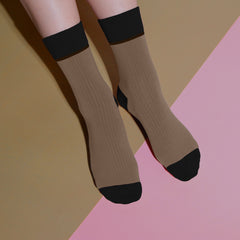 Women's Combed Cotton Crew Socks - Colorblock Stripes Fashion Ultra-Soft Cute Comfortable Casual Vintage Socks 4 Pairs…