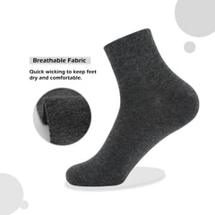 Women's Cotton Socks, Soft Thin Breathable Moisture Wicking Ankle Crew Casual Socks 6 Pairs…