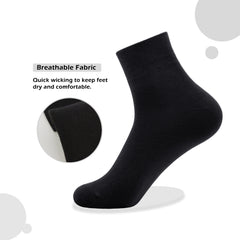 Women's Cotton Socks, Soft Thin Breathable Moisture Wicking Ankle Crew Casual Socks 6 Pairs…