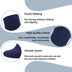 Men's Cotton Classic Crew Socks Sport Solid Breathable Dress Socks 6 Pairs…