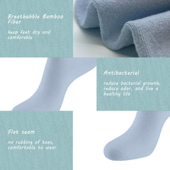 Women Thin Socks Rayon Viscose Bamboo Ankle Silky Quarter Anti Odor Casual Summer Socks 6 Pairs…
