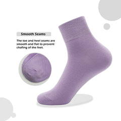 Women's Cotton Socks, Soft Thin Breathable Moisture Wicking Ankle Crew Casual Socks 6 Pairs…