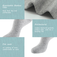 Women Thin Socks Rayon Viscose Bamboo Ankle Silky Quarter Anti Odor Casual Summer Socks 6 Pairs…