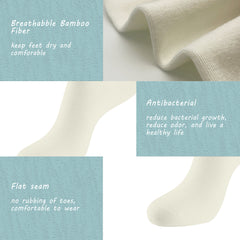 Women Thin Socks Rayon Viscose Bamboo Ankle Silky Quarter Anti Odor Casual Summer Socks 6 Pairs…