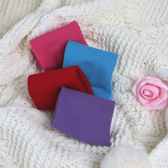 4-Pack Combed Cotton Kids Casual Socks Cool Crew Fashion Neon & Solid Colors Dress Socks Elastic Fit for Girls Boys…