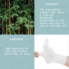 Women Thin Socks Rayon Viscose Bamboo Ankle Silky Quarter Anti Odor Casual Summer Socks 6 Pairs…