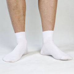 Men's Cotton Classic Crew Socks Sport Solid Breathable Dress Socks 6 Pairs…