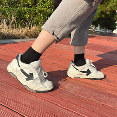 Men's Cotton Classic Crew Socks Sport Solid Breathable Dress Socks 6 Pairs…