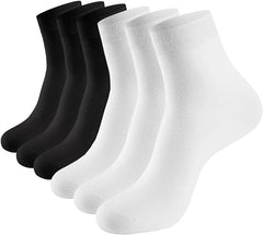 Women Thin Socks Rayon Viscose Bamboo Ankle Silky Quarter Anti Odor Casual Summer Socks 6 Pairs…