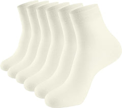 Women Thin Socks Rayon Viscose Bamboo Ankle Silky Quarter Anti Odor Casual Summer Socks 6 Pairs…