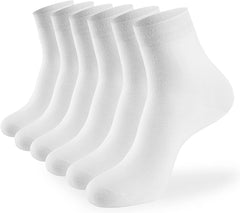 Women Thin Socks Rayon Viscose Bamboo Ankle Silky Quarter Anti Odor Casual Summer Socks 6 Pairs…