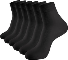 Women Thin Socks Rayon Viscose Bamboo Ankle Silky Quarter Anti Odor Casual Summer Socks 6 Pairs…