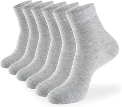Women Thin Socks Rayon Viscose Bamboo Ankle Silky Quarter Anti Odor Casual Summer Socks 6 Pairs…