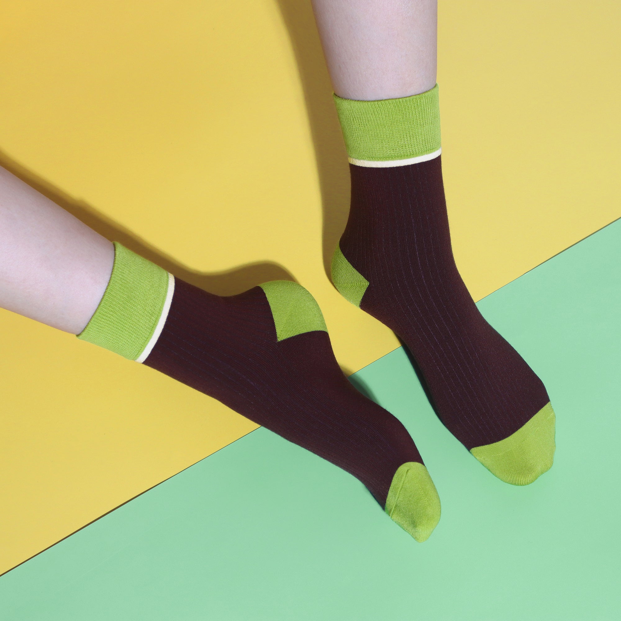Women's Combed Cotton Crew Socks - Colorblock Stripes Fashion Ultra-Soft Cute Comfortable Casual Vintage Socks 4 Pairs…