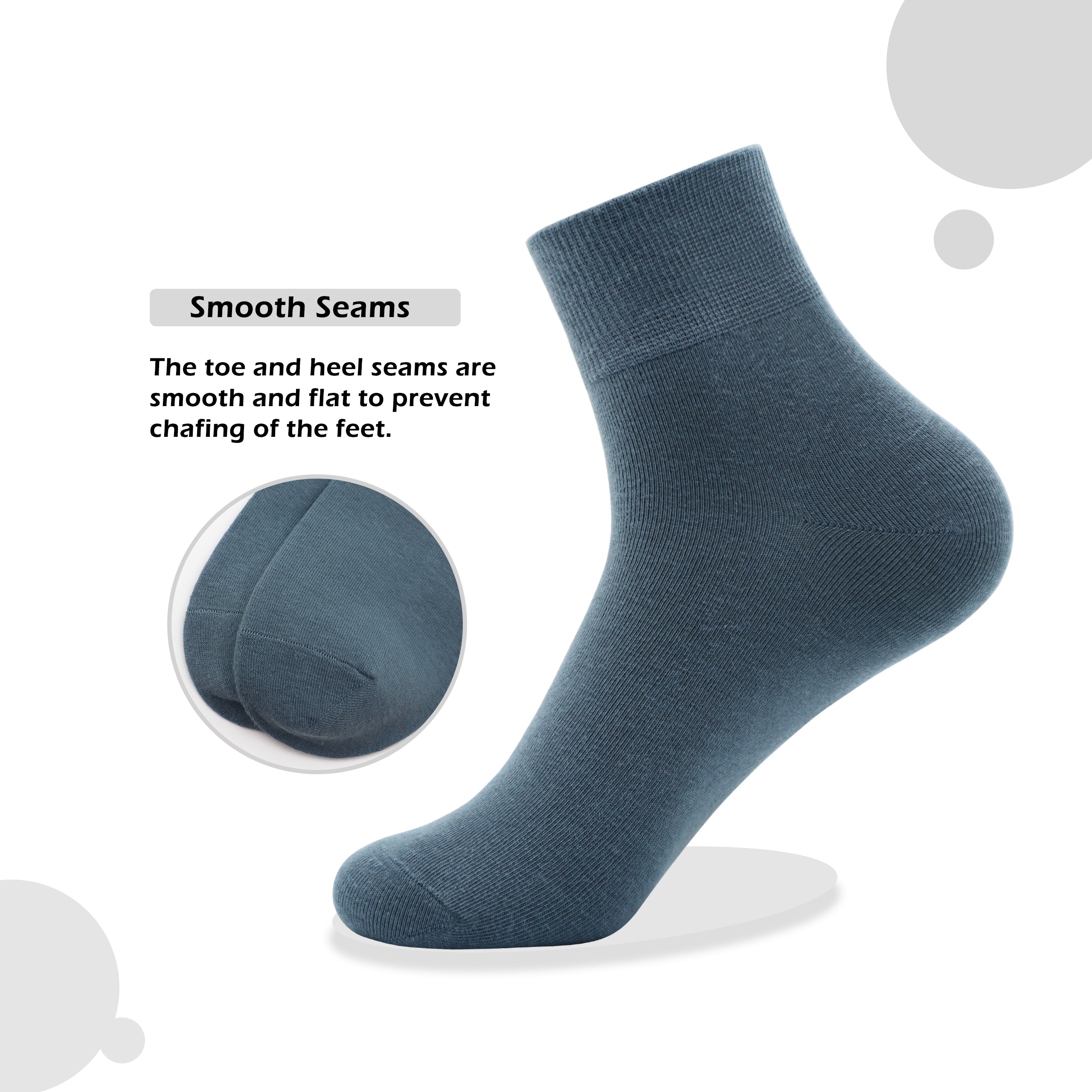 Women's Cotton Socks, Soft Thin Breathable Moisture Wicking Ankle Crew Casual Socks 6 Pairs…