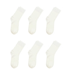 Kids Rayon Viscose Bamboo School Crew Socks Uniform Dress Boys/Girls Soft Youth Socks 6 Pairs…